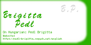 brigitta pedl business card